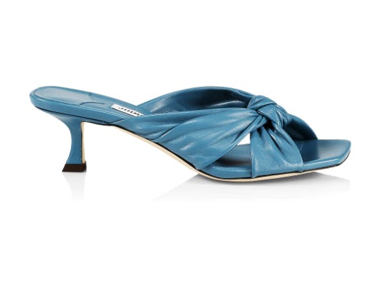 Avenue Twisted Leather Mules