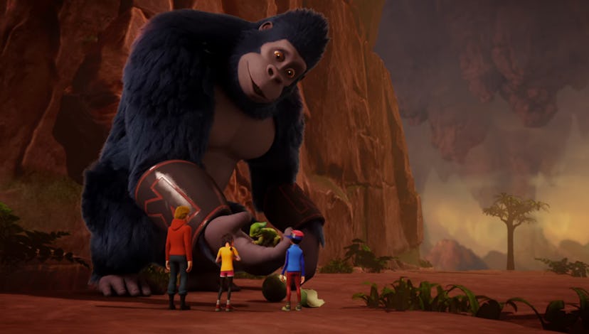 Kong King of The Apes is one of three animated King Kong series.