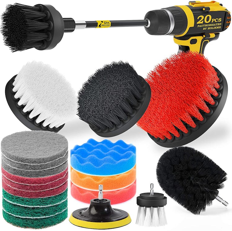 Holikme Drill Brush Attachments Set (20 Piece)