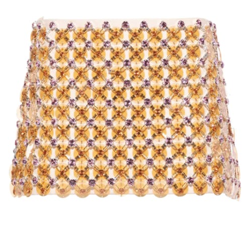 Cady Bead-Embellished Miniskirt