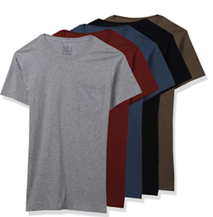 Fruit of the Loom Pocket T-Shirts (6-Pack)