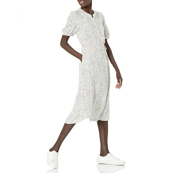 Amazon Essentials Half Sleeve Midi Shirt Dress