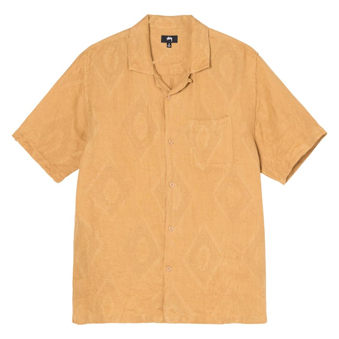 Stüssy Diamond Jacquard Linen Shirt 