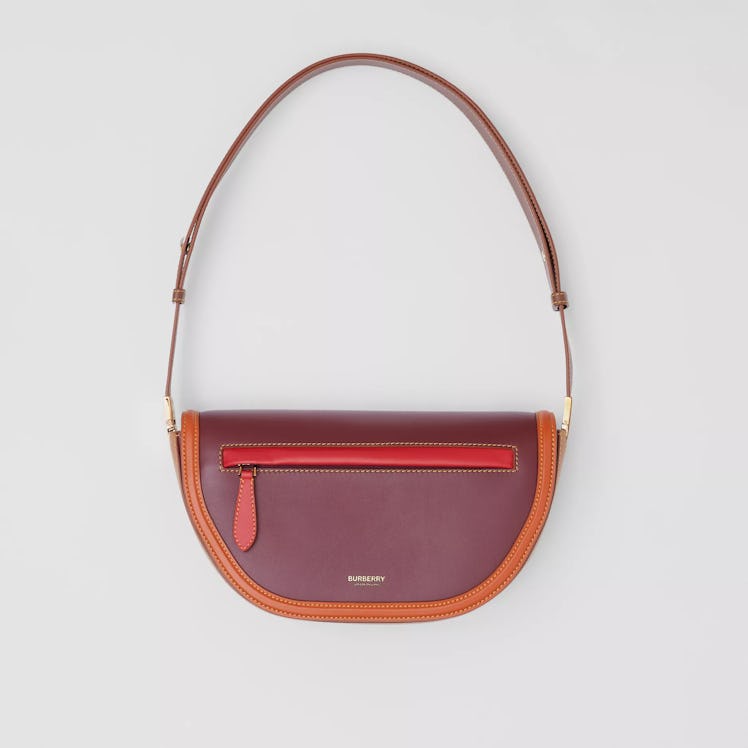 Small Colour Block Leather Olympia Bag
