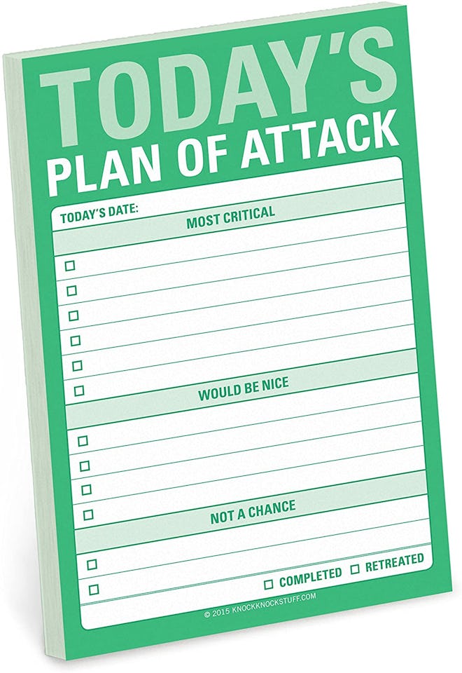 Knock Knock Plan of Attack Great Big Sticky Note