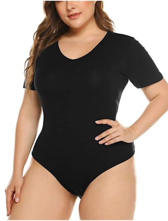 IN'VOLAND Scoop Neck Bodysuit