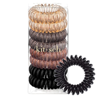 Kitsch Spiral Hair Ties (8-Pcs)