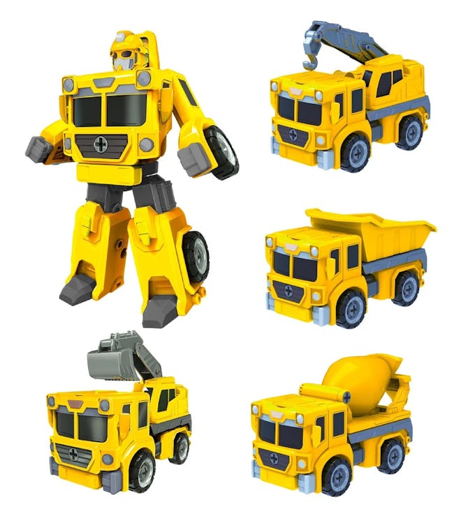 Truck Bots Take Apart Robot Truck Set