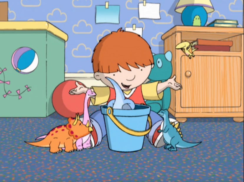 'Harry and His Bucket Full of Dinosaurs' is based on a book series of the same name. 
