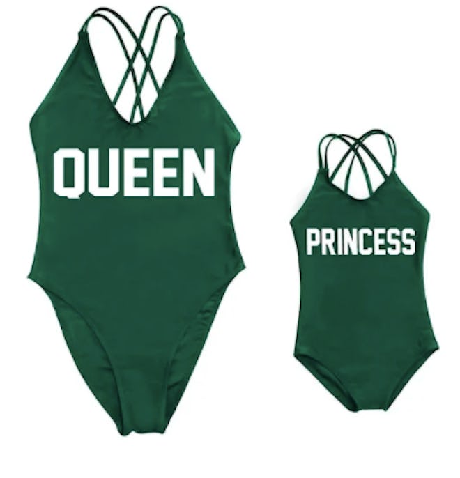 Queen & Princess Matching Swim Set