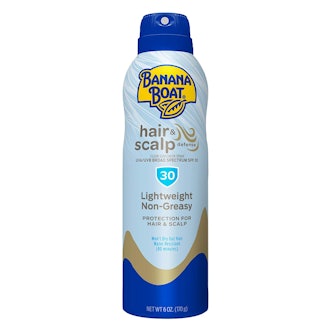Banana Boat Hair & Scalp Defense Reef Friendly Sunscreen Spray, Broad Spectrum SPF 30, (6-Oz)