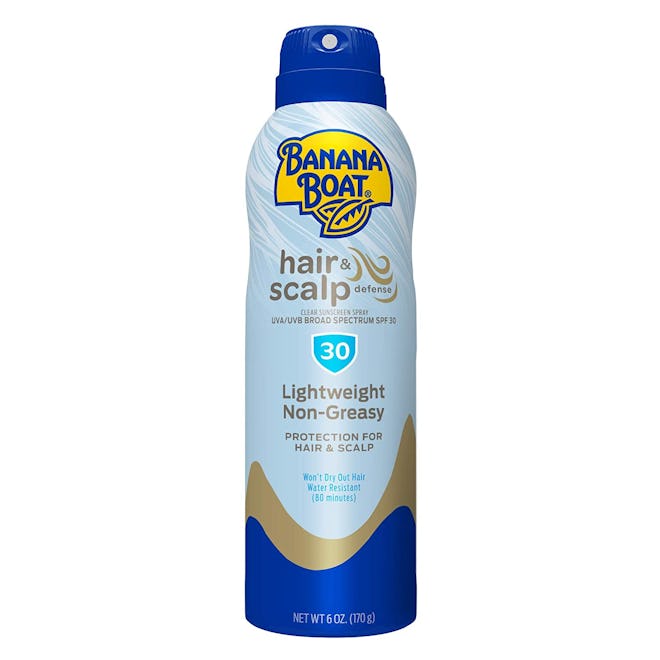 Banana Boat Hair & Scalp Defense Reef Friendly Sunscreen Spray, Broad Spectrum SPF 30, (6-Oz)