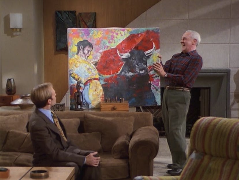 'Fraiser: Our Father Whose Art Ain’t Heaven' episode is streaming now on Hulu. 
