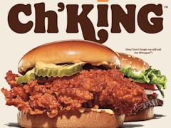 Burger King's Ch'King hand-breaded chicken sandwich launches June 3. 