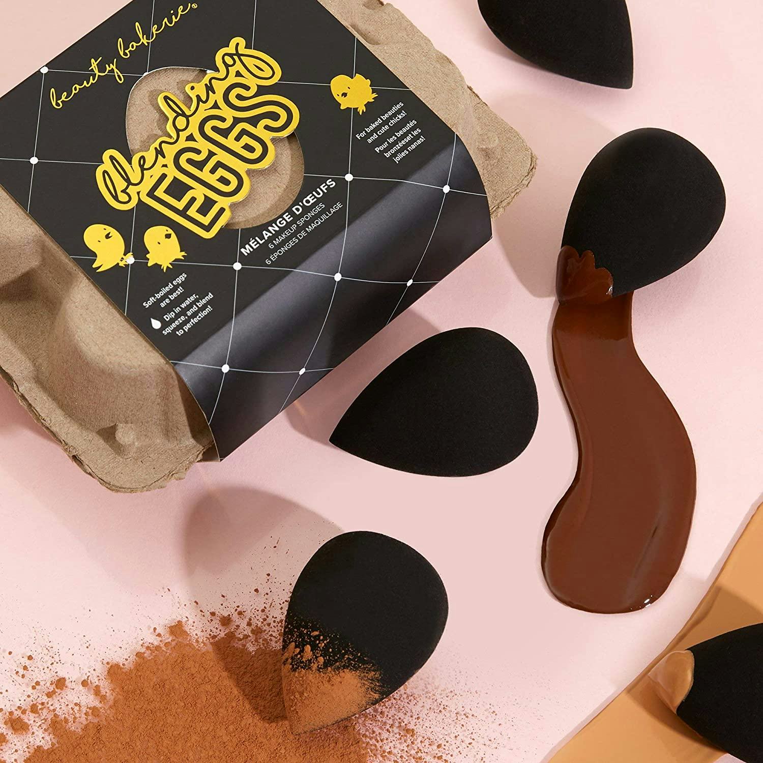 Beauty Bakerie Black Egg-cellence Beauty Sponges (6-Pack)