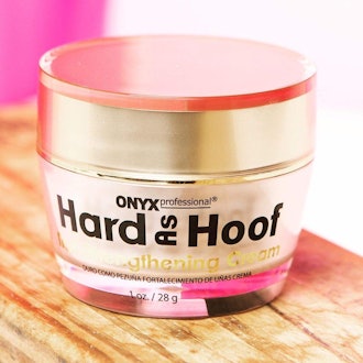 Onyx Professional Hard As Hoof Nail Strengthening Cream With Coconut Scent Nail Strengthener