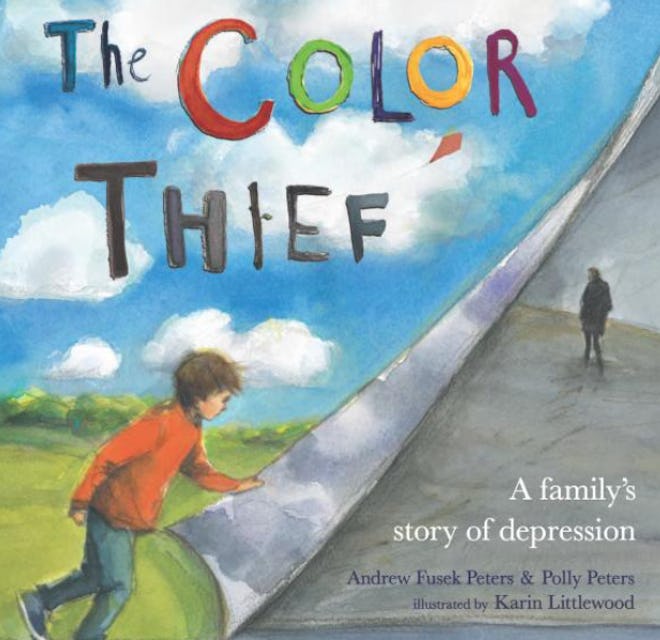"The Color Thief" written by Andrew Fusek Peters and Polly Peters, illustrated by Karin Littlewood