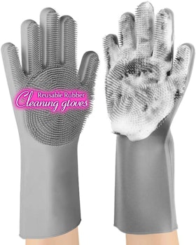 anzoee Reusable Silicone Dishwashing Gloves