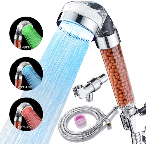 Cobbe Filter Shower Head with LED Lights
