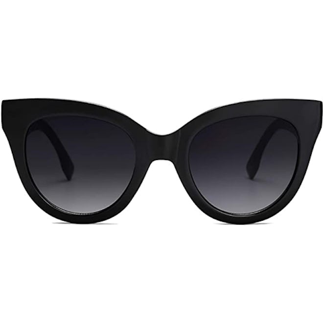 SOJOS Oversized Round Cat Eye Sunglasses