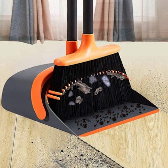 SANGFOR Dustpan and Broom Set 