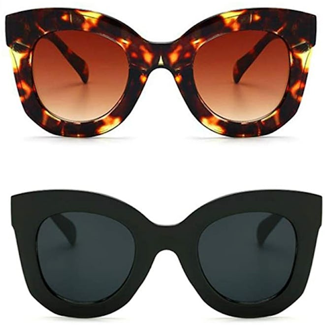 Freckles Mark Butterfly Sunglasses (2-Pack)