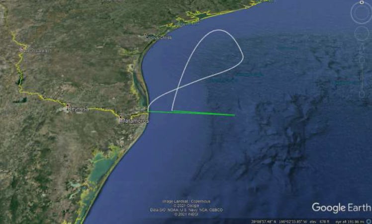 The flight plan for the Super Heavy booster.