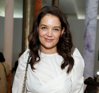 NEW YORK, NEW YORK - FEBRUARY 08: Katie Holmes attends the Ulla Johnson fashion show during February...