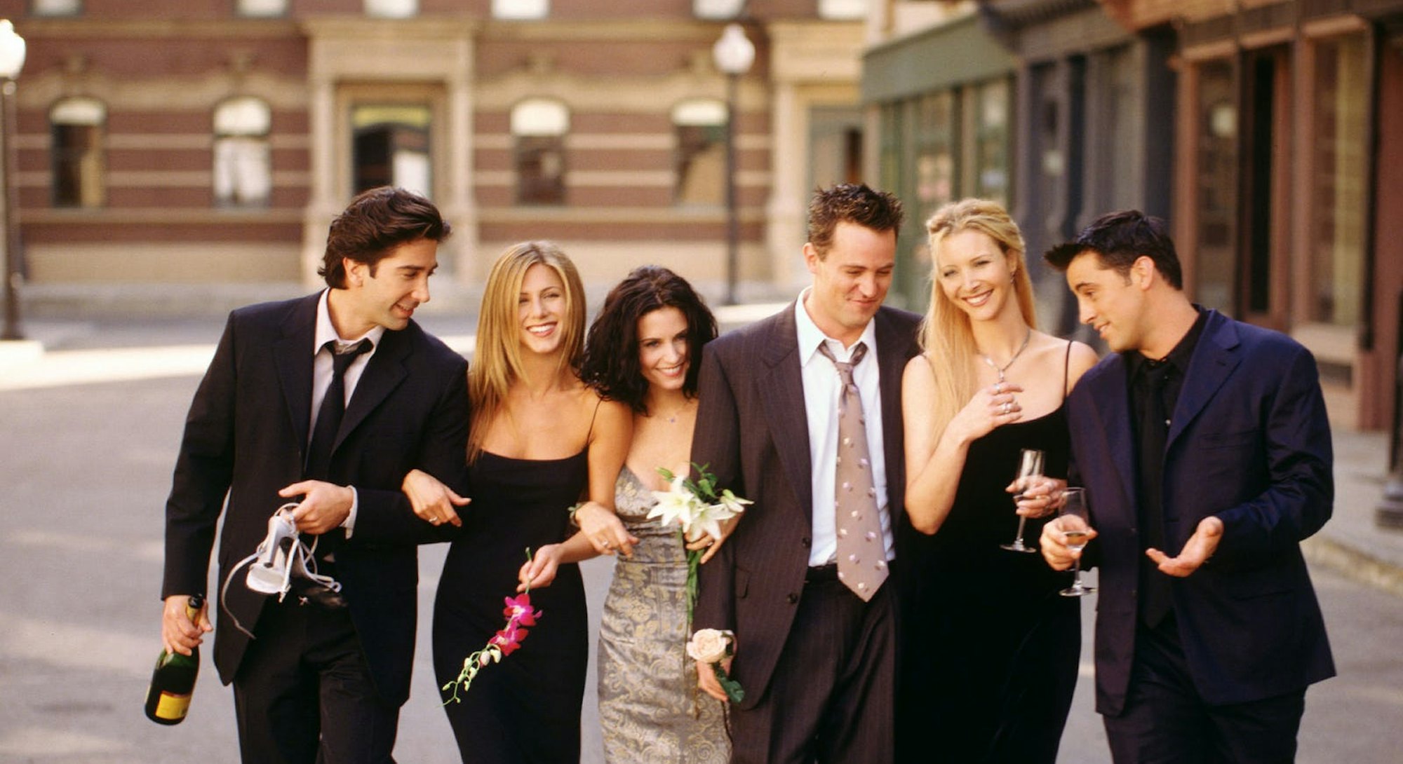 Main cast of the "Friends" sitcom