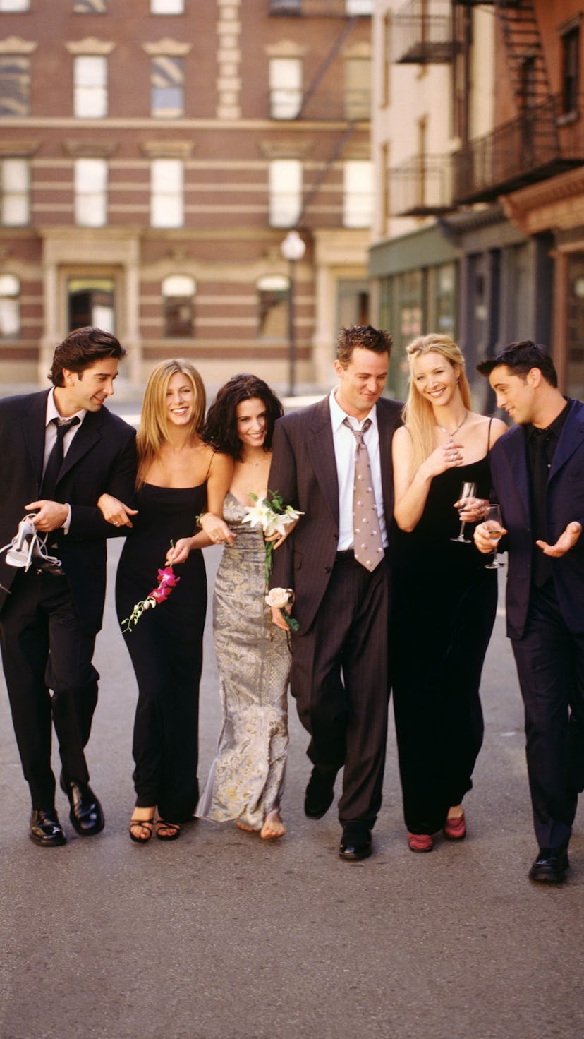 Main cast of the "Friends" sitcom