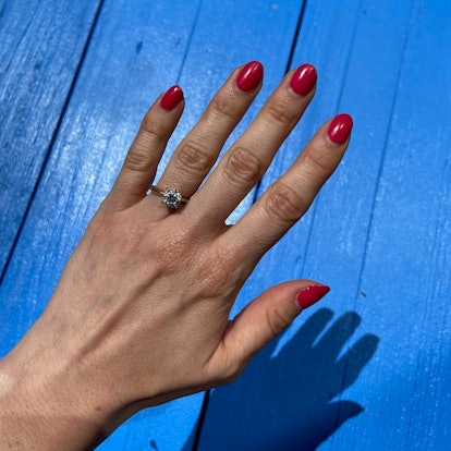 Testing the Manucurist Green Flash gel mani. 