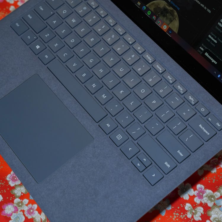The Surface Laptop 4 keyboard and trackpad are rock solid