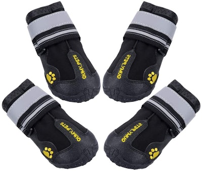 QUMY Dog Boots Waterproof Shoes for Dogs 