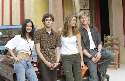 Rachel Bilson, Adam Brody, Mischa Barton, Benjamin McKenzie in 'The OC'