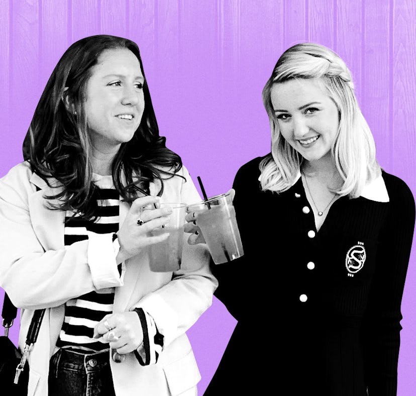 Abby Trombley and Libby Aik, two best friends who met on Bumble BFF as U.S. expats living in Paris