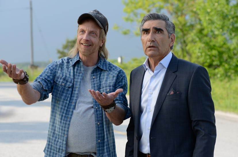 Roland and Johnny Rose on 'Schitt's Creek', quotes for Father's Day captions