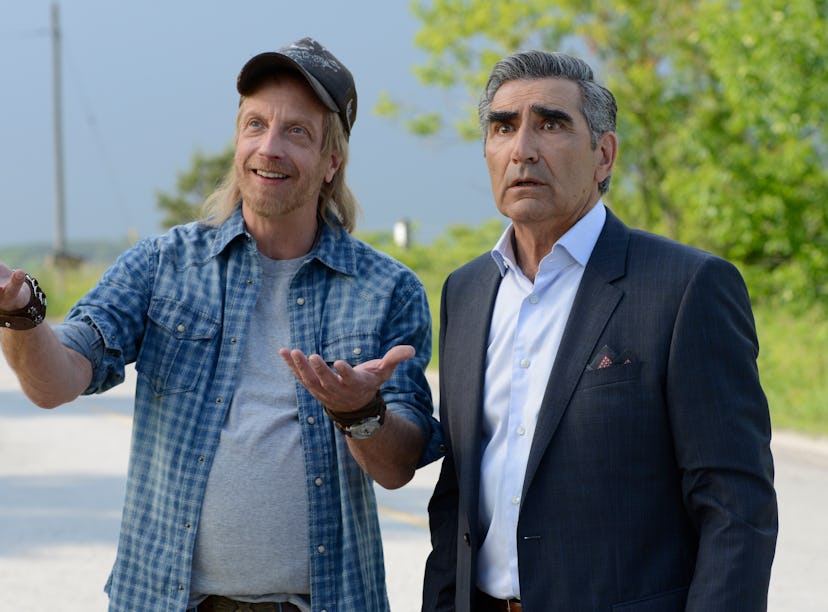 Roland and Johnny Rose on 'Schitt's Creek', quotes for Father's Day captions