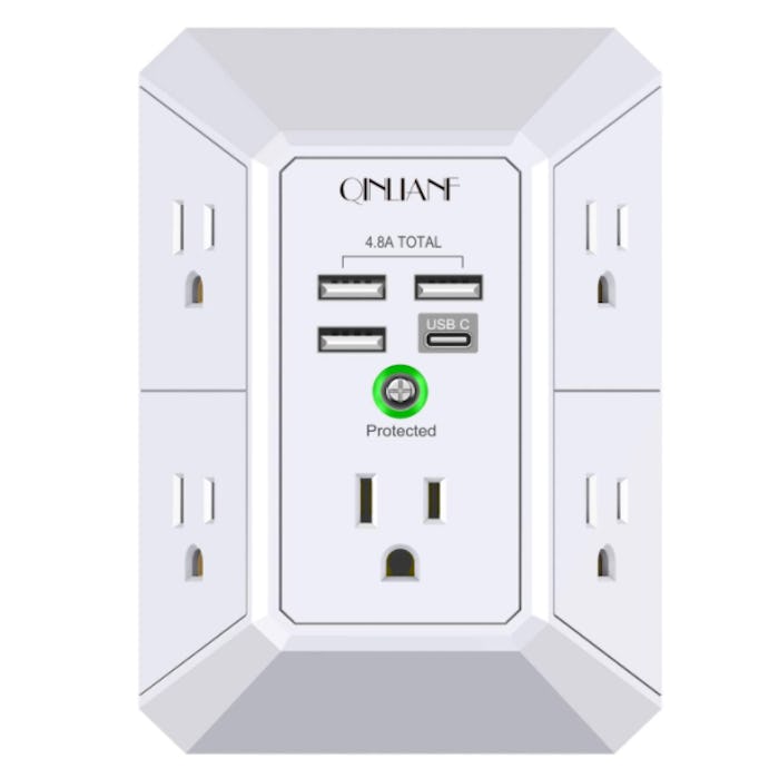 QINLIANF 5-Outlet Extender