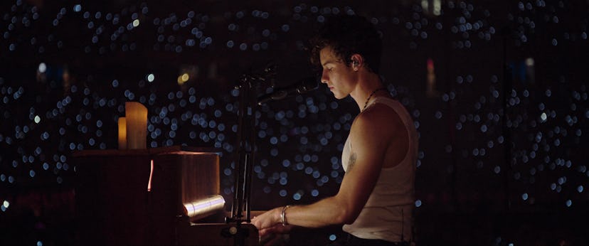 Shawn Mendes in 'Shawn Mendes: Live in Concert.' Photo via Netflix