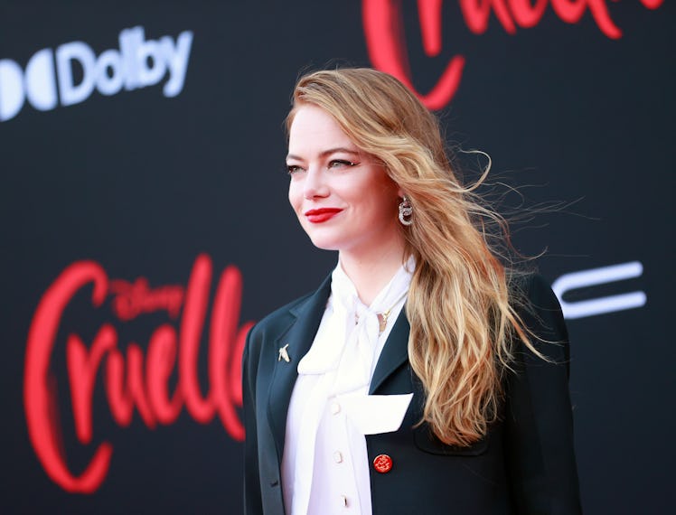 Emma Stone with longer hair