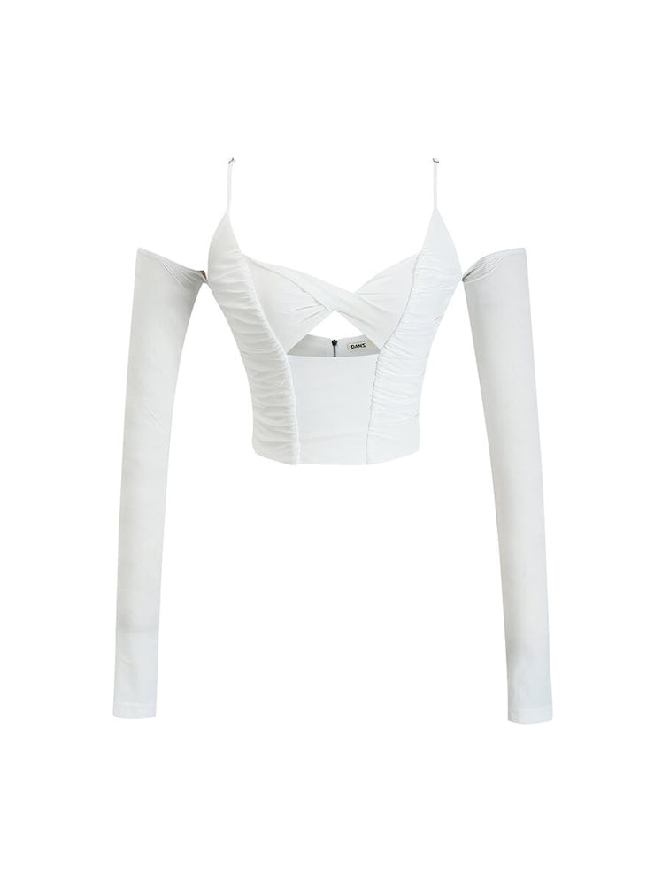 Twisted Front Crop Top