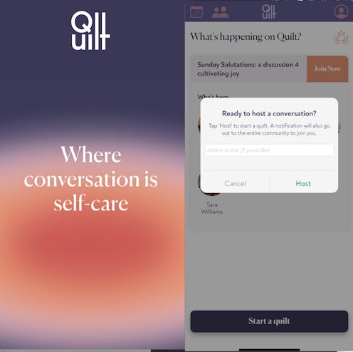 How to use the Quilt app audio platform and make friends.