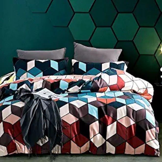 JOHNPEY Geometric Duvet Cover