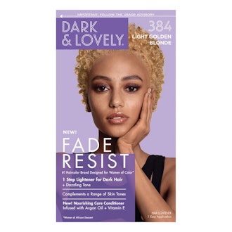 Dark and Lovely Fade Resistant Light Golden Blonde Permanent Hair Color