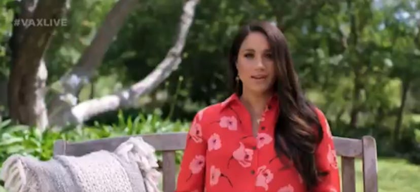 Meghan Markle spoke about her daughter.