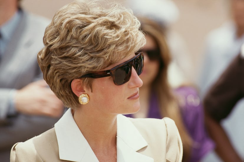 Diana, Princess of Wales (1961 - 1997) visits Luxor in Egypt, 14th May 1992