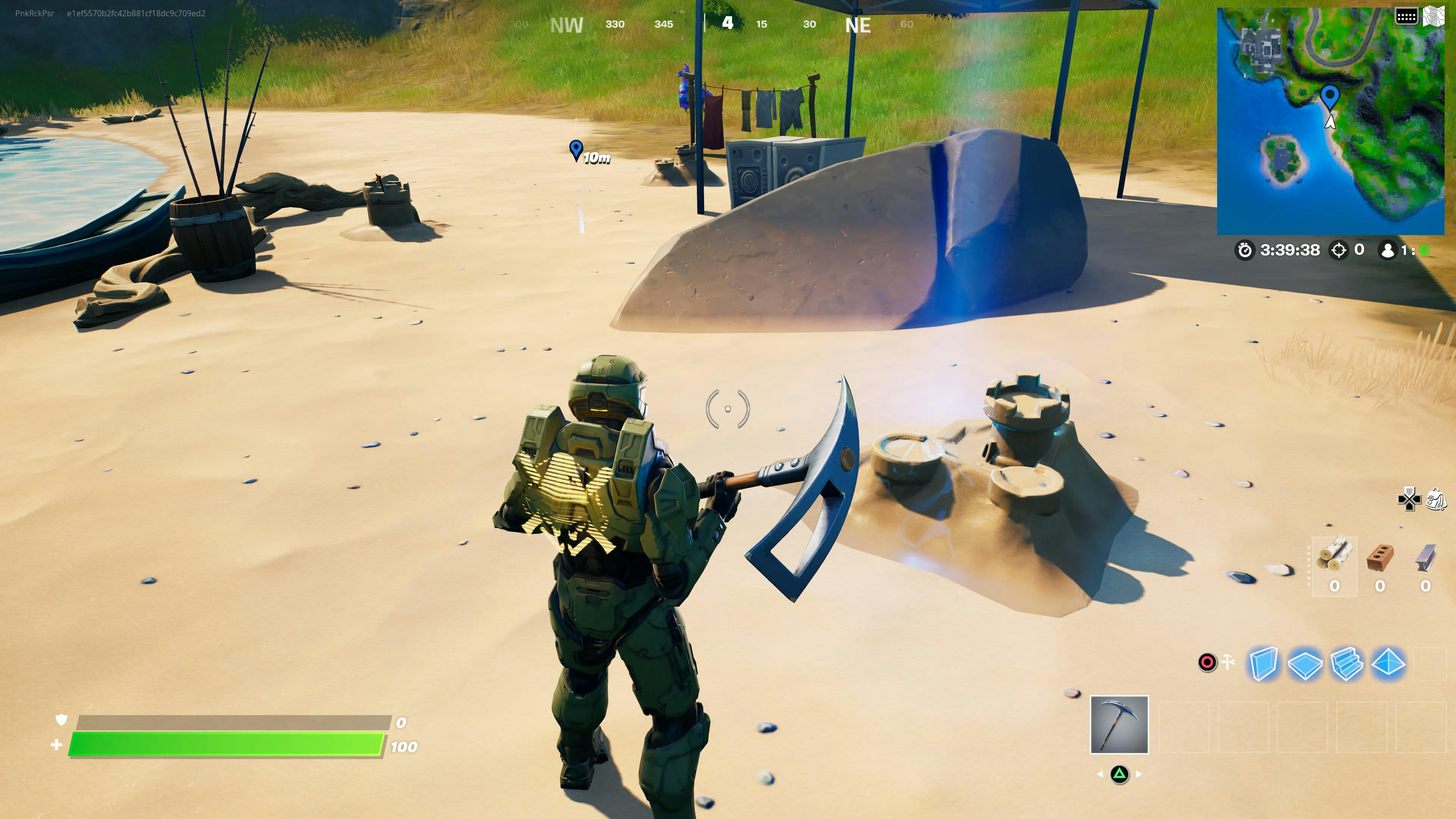 'Fortnite’ build and destroy sandcastles Locations and map for Week 10
