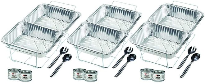 Sterno Disposable Party Set (8 Quarts, 6 Dishes)