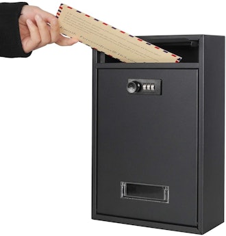 Jssmst Wall-Mounted Mailbox with Combination Lock
