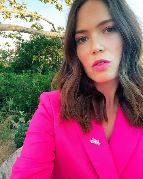 Mandy Moore goes blonde